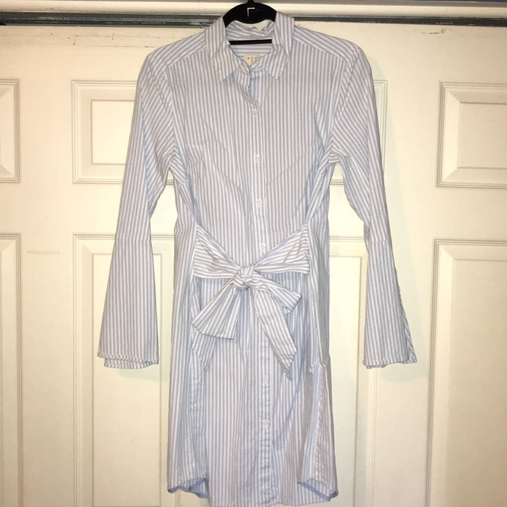 A New Day Shirt Dress with Bell Sleeves